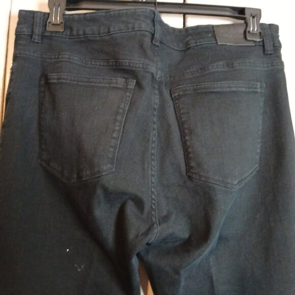 Ralph Lauren Premier Women's Black Size 16 Straight Leg Jeans (0370J2) - Picture 5 of 8